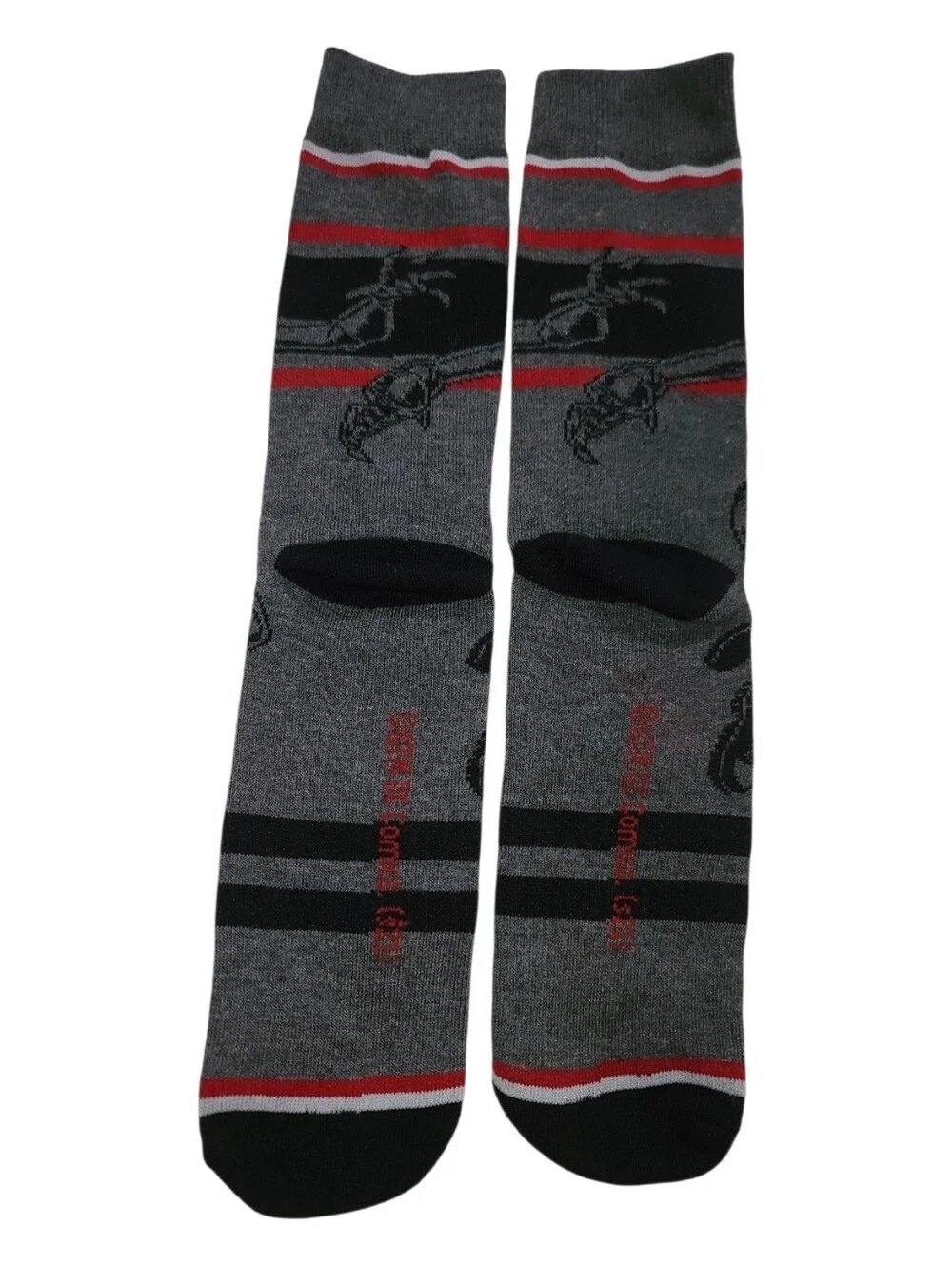 DC Comics Catwoman Gray Graphic Crew Socks - Women's/Men's Novelty Socks NWOT